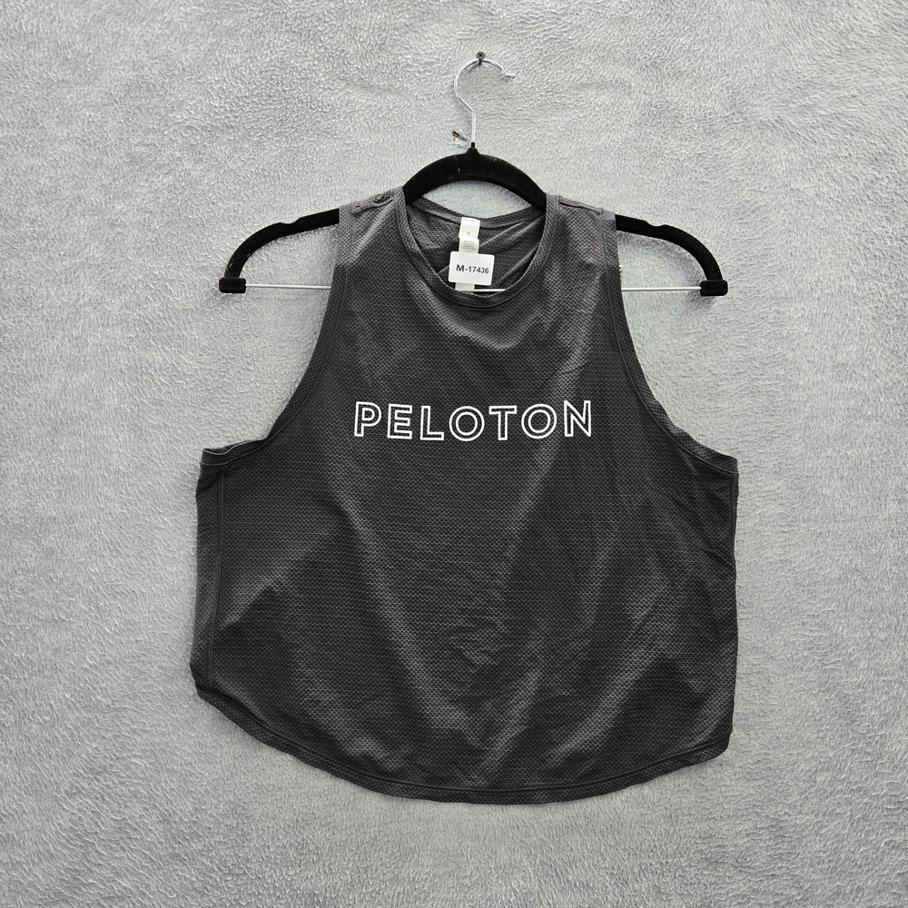 Lululemon x Peloton Women Tank Top 4 Gray Fast As Light Mesh
